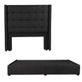 thumbnail image 1 of Box Base Cama King Size + Cabecera Titan Negro, 1 of 8