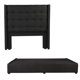 thumbnail image 1 of Box Base Cama King Size + Cabecera Titan Negro, 1 of 8