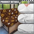 thumbnail image 5 of XYZCANDO Sunflower Print 2 Sets RV Dinette Cushion Covers Comfortable Slipcover Stretch 2 Seat Sofa Chair Cover Furniture Easy to Install for RV Camper Car Bench 2 Backrest Covers & 2 Bench Covers, 5 of 6