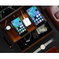 thumbnail image 5 of Decorebay Pecan Wooden Multi-Device Charging Station and Valet, 5 of 10