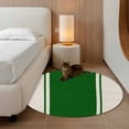 thumbnail image 2 of Round Rugs 3Ft, Green Vintage Round Area Rug Washable Indoor Throw Carpet, Geometric Stripes Simple Lines Small Non Slip Circle Rug for Bedroom Living Room Home Decor Aesthetic, 2 of 8