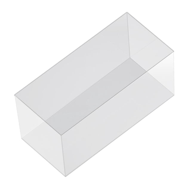 Tanques de pescado transparente portátil portátil fácil de limpiar el tanque acuático Bowl Bowl para criaturas decoración del hogar de camarones, 29CMX19CMX155cm