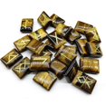 thumbnail image 5 of 25pcs Amorphous Gemstone Runes Alphabet Engraved Rune Crystal Divination Runes, 5 of 5