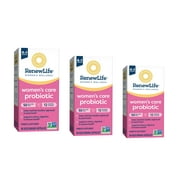 Renew- Life Women's Probiotic Supplement, 30 Vegetarian Capsules, 90 Billion CFU PACK OF 3
