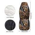 thumbnail image 7 of Jeiento Camo Bear Car Seat Cover Easy to Install Car Front Seat Protection American Flag Breathable Front Seat Cover Anti Slip Universal Fit Most Vehicles Cars SUV, 7 of 7
