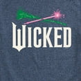 thumbnail image 3 of Wicked: Part 2 -  Wand And Broomstick Logo - Men's Short Sleeve Graphic T-Shirt, 3 of 5
