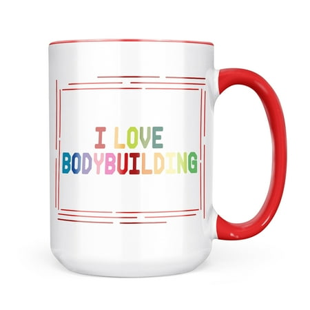 

Neonblond I Love Bodybuilding Colorful Mug gift for Coffee Tea lovers