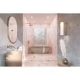 thumbnail image 2 of Glass Warehouse  78" x 57.75" Frameless 3 Panel Inline Shower Door Matte Black Matte, 2 of 5