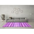 thumbnail image 3 of Ahgly Company Indoor Square Abstract Purple Modern Area Rugs, 8' Square, 3 of 4
