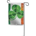 thumbnail image 6 of SKYSONIC Vintage Ireland Flag Double-Sided Printed Garden House Sports Flag-12x18(in)-Polyester Decorative Flags for Courtyard Garden Flowerpot, 6 of 6