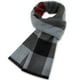 thumbnail image 1 of Bufanda larga y suave de invierno para hombre, bufanda con borlas a cuadros para hombres, bufandas clásicas suaves para clima frío, regalos de bufanda de manta navideña, 1 of 5