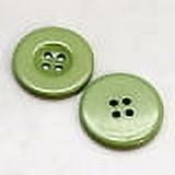 Resin Buttons 23x3mm Dyed Flat Round Dark Sea Green