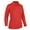 Red, variant on Monterey Club Women's Long Sleeve Light Weight Pique Solid Golf Polo Shirt #2071