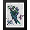 thumbnail image 2 of Fab Funky 15x18 Black Modern Framed Museum Art Print Titled - Blue Falcon, 2 of 5