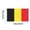 Belgium, variant on LNOGEUPG Qatar Country Flag 3x5 FT Vivid Deep Color Print Polyester Decorative Hanging Banner with Anti-Rust Brass Grommets Fade Resistant Accessory for Party Home Bar Courtyard Decoration