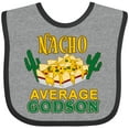 thumbnail image 3 of Inktastic Nacho Average Godson with Nachos and Cacti Boys or Girls Baby Bib, 3 of 4