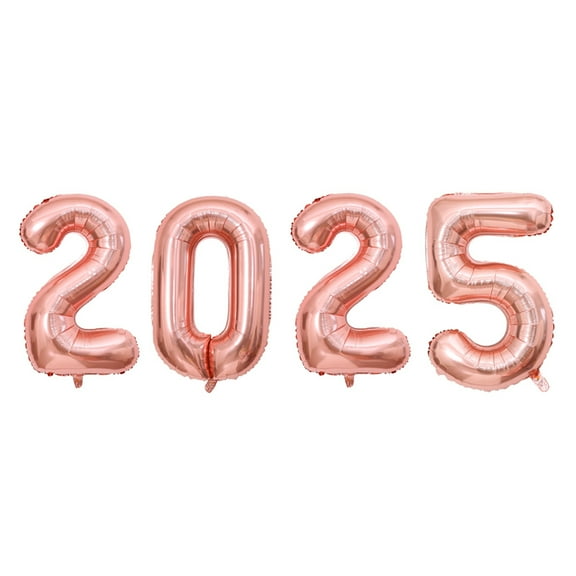 40 Inch 2025 Number Balloons, 2025 Gold Balloons, Large Foil Happy New Year Balloons for 2025 New Year Eve Party Supplies, New Years Decorations, Christmas, Graduations, Birthday 2025