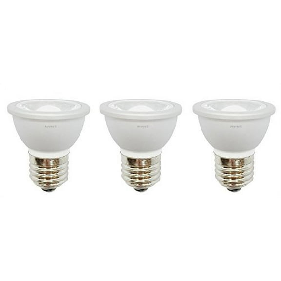 3-LED Light Bulbs HR16 120V E27 MR-16 JDR C Hood Lamp Short Neck E26 (Blue)