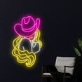 thumbnail image 2 of Handmadetneonsign Cowgirl Neon Sign, Western Cowgirl Neon Led Light Art Decor, Cowgirl Wall Decor, 2 of 5