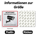 thumbnail image 1 of Waterproof Security Decals, Self Adhesive Vinyl Stickers, Effective Warning Against Potential Thieves And Burglars, Suitable For Indoor And Outdoor Use, Minimalist Design For Clear Identification, 1 of 7