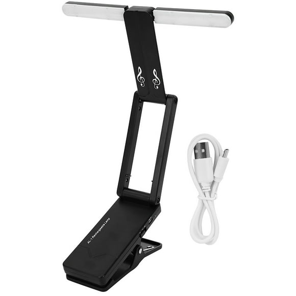 Music Stand, Lightweight Durable And Practical 1200 MA Rechargeable Battery Inside Music Stand Light, For Stage Lighting For Piano Light
