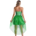 thumbnail image 5 of Disfraz de hada elfo de Halloween para mujer, disfraz de Cosplay de Anime con lentejuelas brillantes, dobladillo de tul alto y bajo, vestido de princesa, ropa de fiesta, 5 of 5