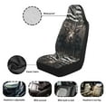 thumbnail image 6 of Yuyamidu Deer Car Seat Covers Set for Front Only Camo Hunting Auto Seat Cover for Cars Saddle Blanket, Auto Interior Accessories Fit Most Vehicle, Cars, Sedan, 6 of 7