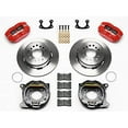 thumbnail image 5 of WILWOOD FRONT SL6R & REAR DPR 12 BIG BRAKE KIT COMBO WITH FREE PARKING BRAKE CABLE, BRAKE LINES & FLUID, SLOTTED ROTORS, RED CALIPERS - For 1965-1967 MUSTANG SMALL REAR 2.66 OFFSET, 5 of 9