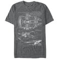 thumbnail image 5 of Star Wars Men's Scheme T-Shirt, Charcoal Heather, XX-Large, 5 of 5
