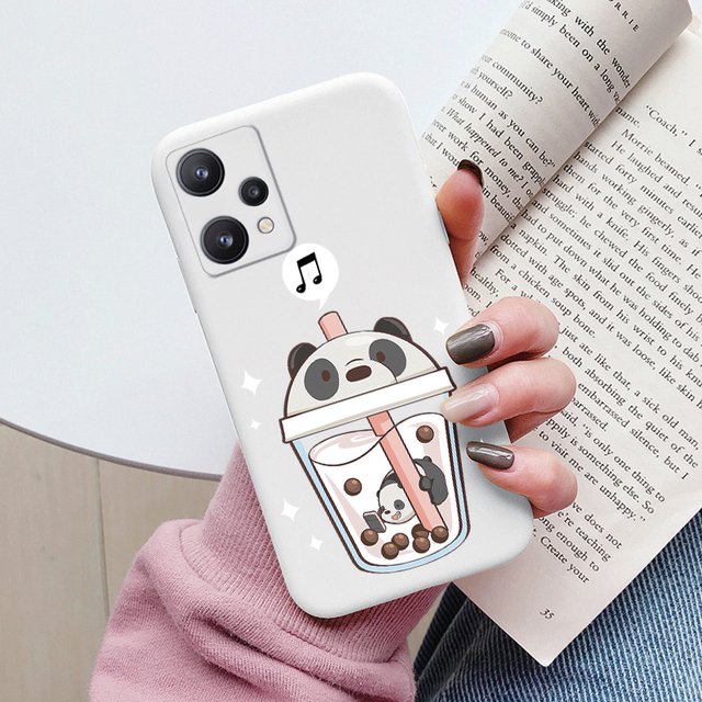 Case For Realme 9 4G 9 Pro Plus Cute Heart Flower Back Cover Soft Silicone Matte Protective Funda For OPPO Realme 9 Pro+ Bags