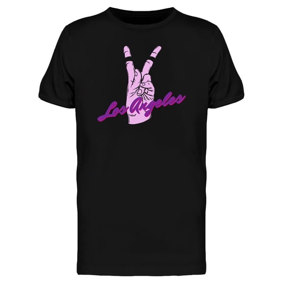 Los Angeles L.A Peace Sign Tee Men's -Image by Shutterstock
