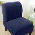thumbnail image 3 of Maxcozy Armless Accent Chair Cover, Stretch Armless Slipper Chair Slipcover Stretch Jacquard Armless Chair Cover Slipcover Furniture Protector for Living Room Hotel, 3 of 7