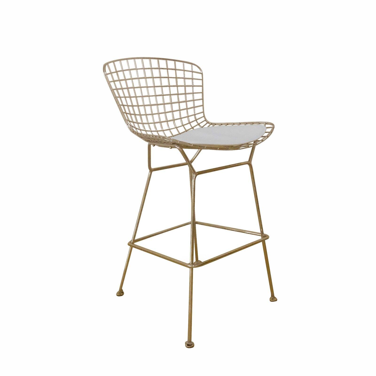 Pangea Home Gold Shuttle Bar Stool Set of 2
