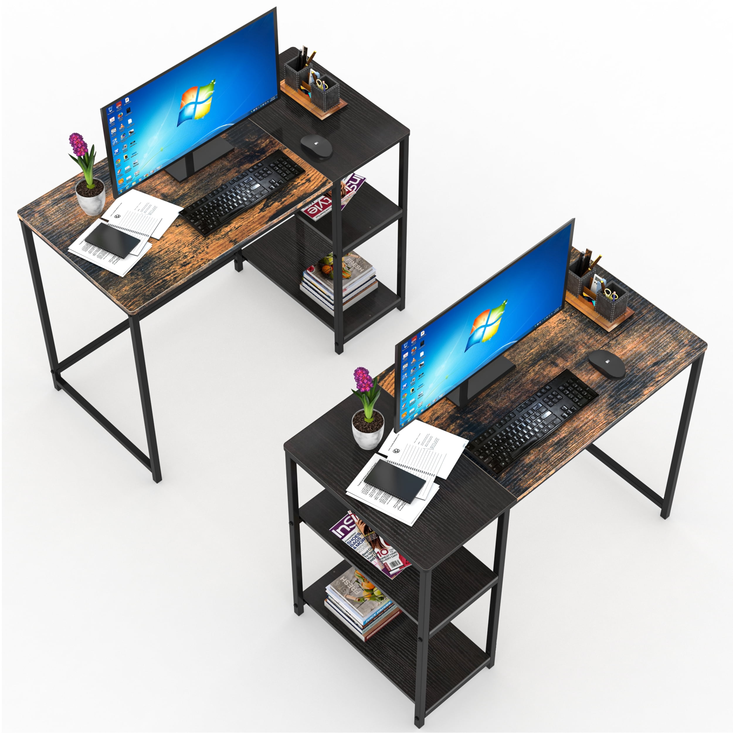 Portable Folding Desk, High-Density Board, Thickened Pipes, Versatile Use, Space-Saving Design