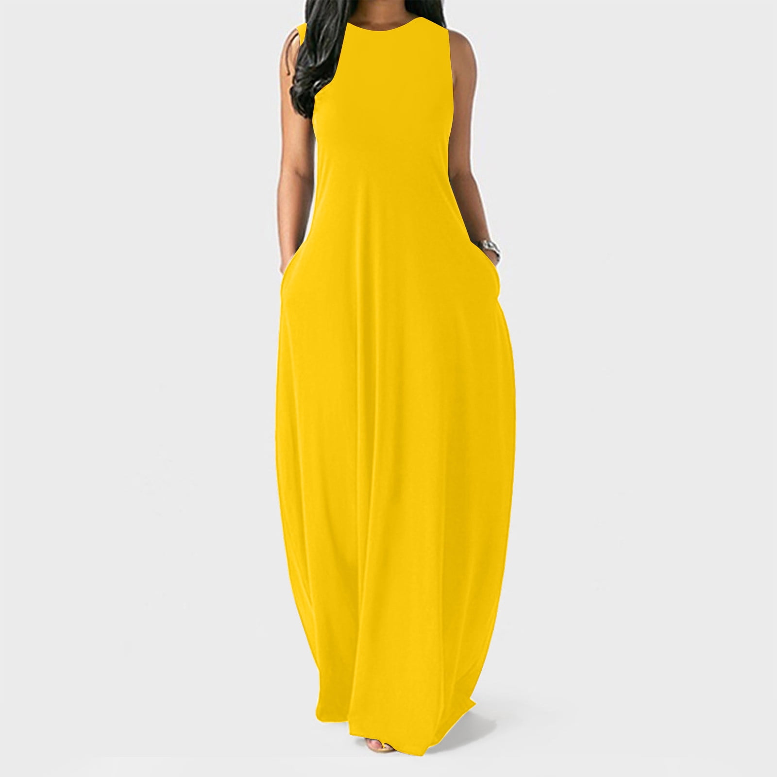 Maxi vest dress uk Clearance
