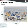 thumbnail image 4 of Stupell Industries Contemporary Summer Fun Beach Crowd Canvas Art, 36 x 24, by Jacky Ngan, 4 of 8