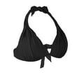 thumbnail image 4 of Hilor Women's Push up Halter Bikini Top Ruched Swim Top Bra, 4 of 5