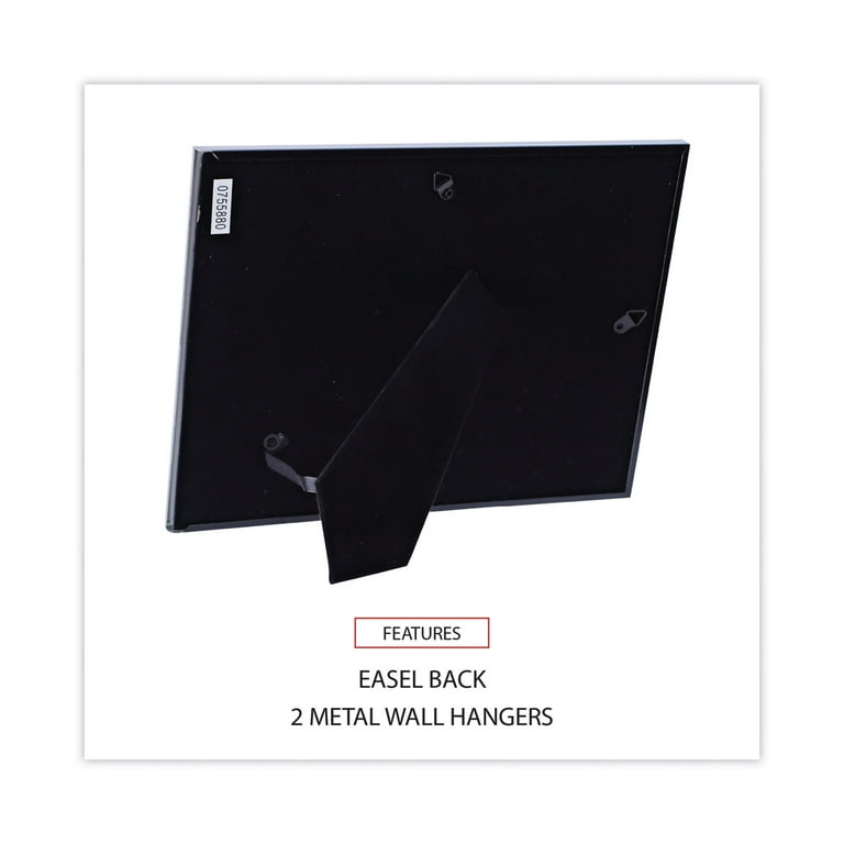 Metal Photo Frame, Aluminum, 8.5 x 11, Black Metal Photo Frame, Aluminum, 8.5 x 11, Black