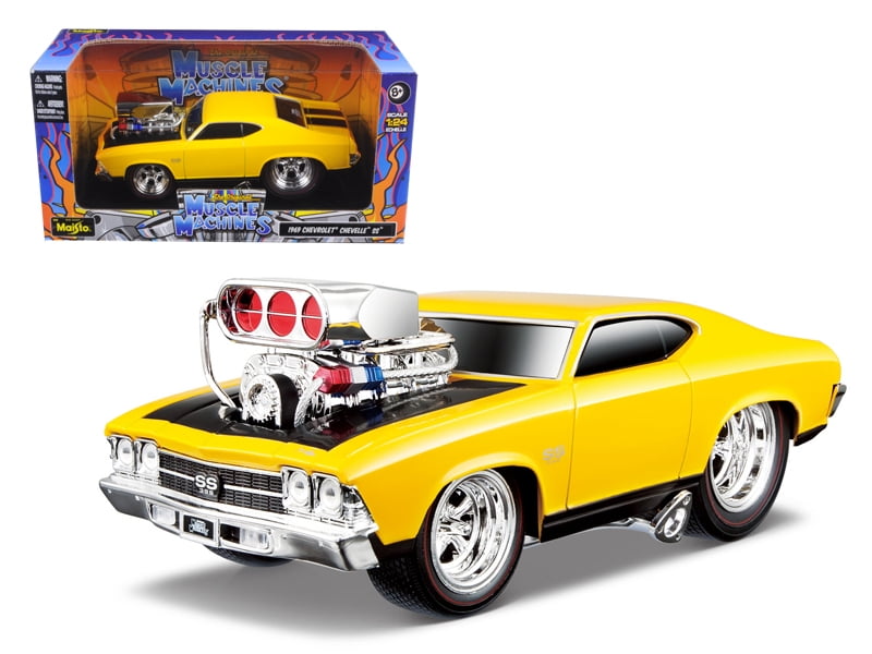1969 Chevrolet Chevelle SS Yellow Muscle Machines&quot; 1/24