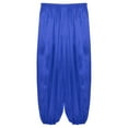 thumbnail image 6 of Alvivi Men Harem Pants Elastic Loose Trousers Hippie Boho Pants Arabian Prince Performance Costume Royal Blue XXL, 6 of 7