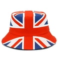 thumbnail image 5 of HNMKIU Unisex UK England British Flag Pattern Bucket Hat Wide Brim Sun Shading Headwear Soft Suitable For Outdoor Travel Daily Leisure Seaside Casual Sun Cap for Man Women n-Multicolour,One Size, 5 of 7