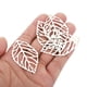 thumbnail image 4 of Uxcell 54mm Colgantes de Hoja, Paquete de 100 Cuentas de Hoja de Árbol de Metal a Granel para Hacer Joyería Estilo 1, Níquel, 4 of 6