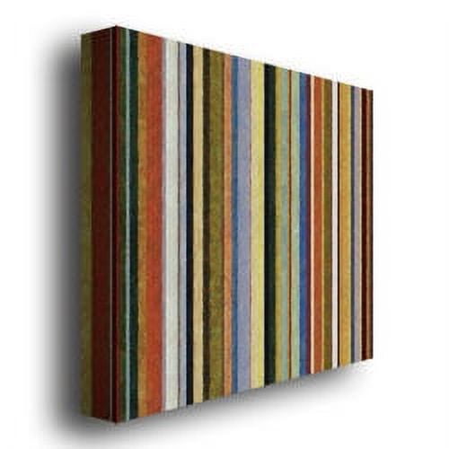 Trademark Fine Art "Comfortable Stripes V" Canvas Wall Art by Michelle Calkins
