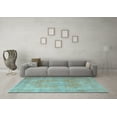 thumbnail image 3 of Ahgly Company Indoor Rectangle Persian Light Blue Traditional Area Rugs, 3' x 5', 3 of 4