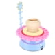 thumbnail image 5 of Kit de torno de cerámica para niños, bricolaje, Color rico, actividad artesanal educativa, modelado de arcilla, máquina de alfarería seca al aire, rosa y azul, 5 of 5