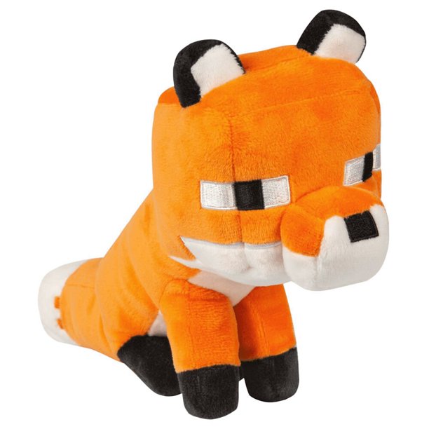 Minecraft Happy Explorer Fox Plush for Indoor Playground Fun