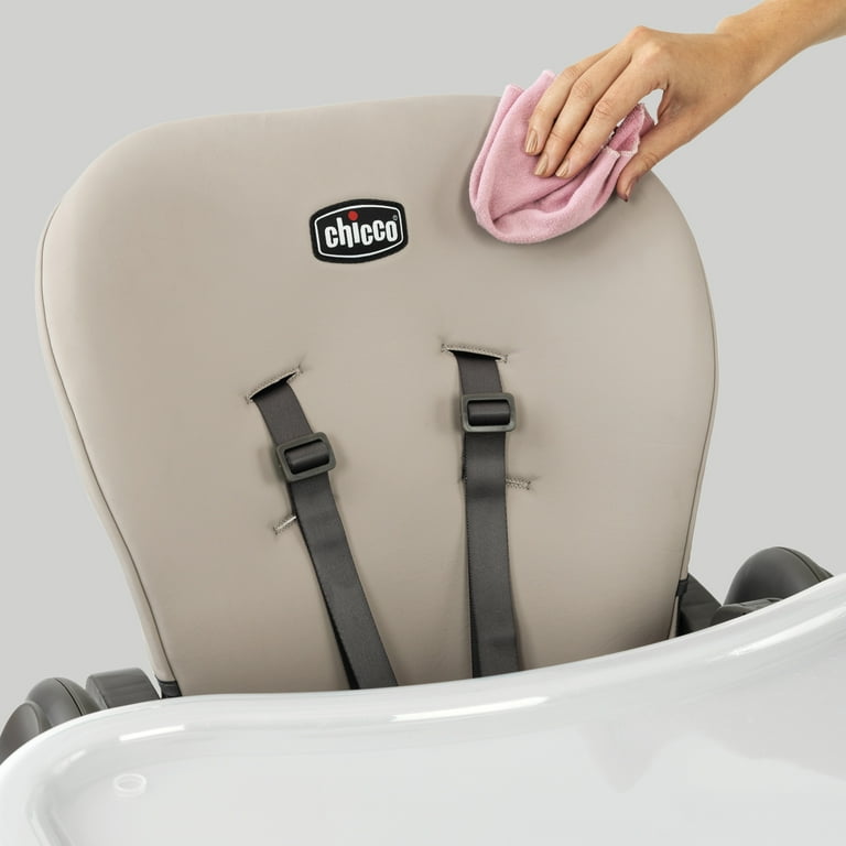 Chicco Polly Space Saving Fold Easy Clean Highchair Black Black New