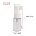thumbnail image 4 of EeaseCA 10 Pcs Bouteille Vaporisateur à Tête d'Arrosage Rotative à 360 Degrés Vide Atomiseur de Brume en Plastique Vaporisateur d'Eau Mode Distributeur Multifonction Rechargeable (10 ml Transparent), 4 of 7