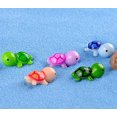 thumbnail image 1 of Sea Turtle Figure Animal Tortoise DIY Toys Home Garden Office Fish Tank Decorations Random Color 5 PCS, 1 of 3