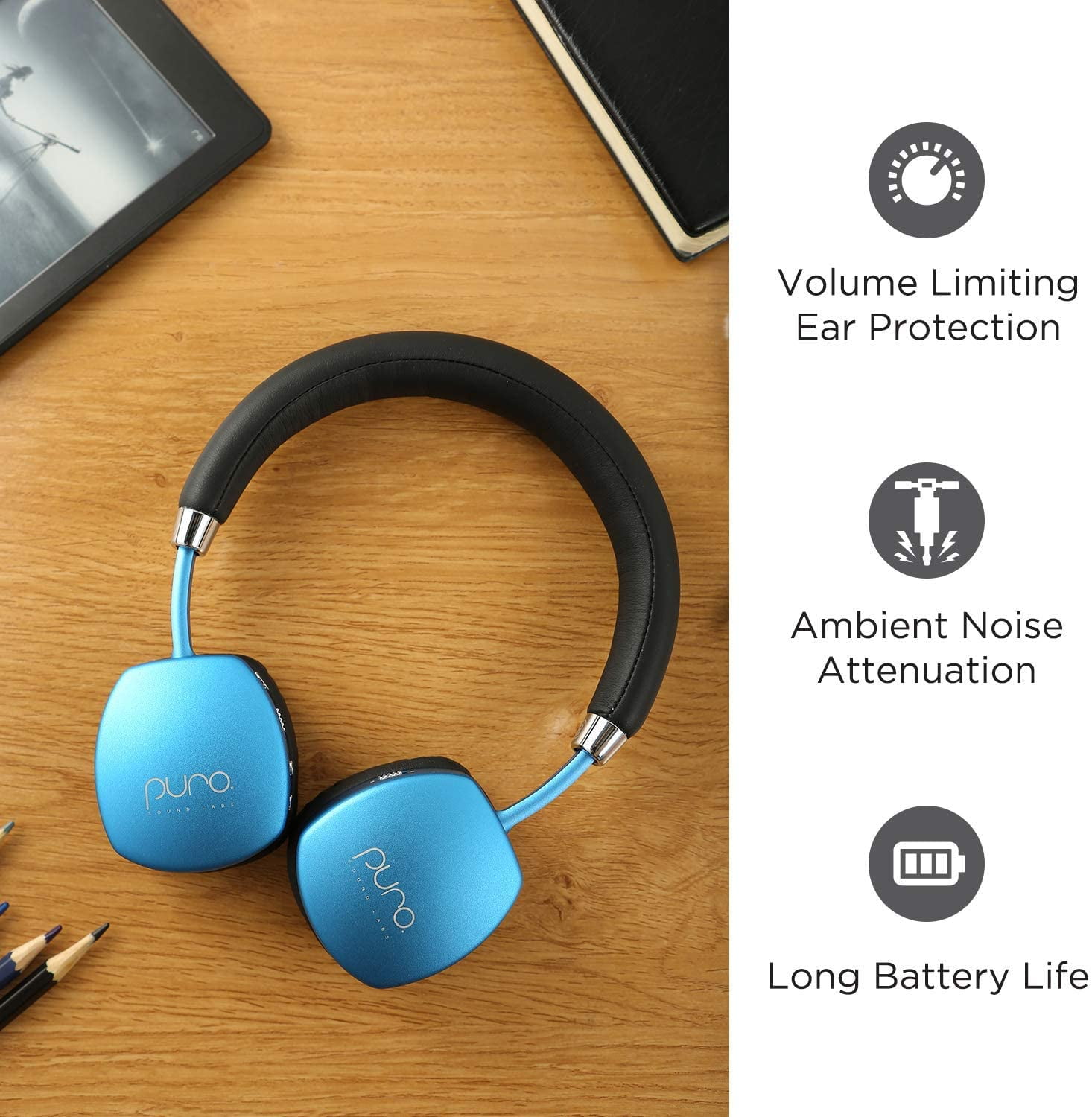 Puro Sound Labs PuroQuiet On-Ear Active 